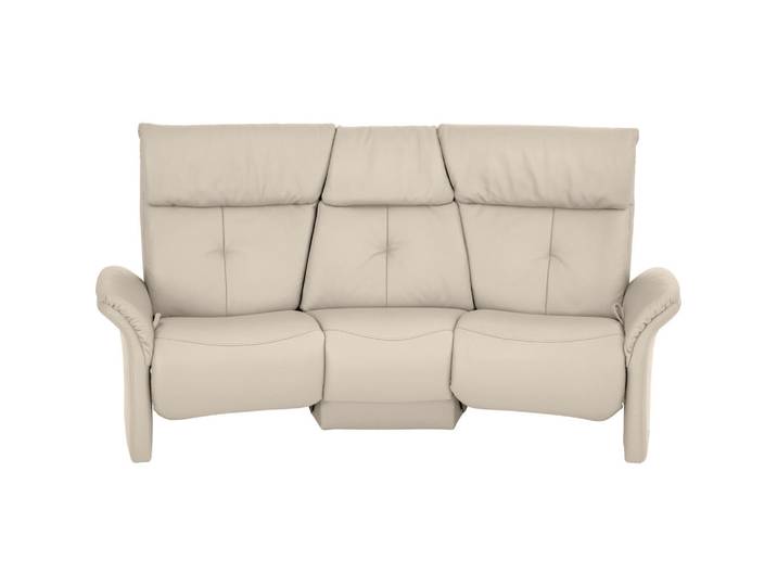 Himolla Komfortklass Trapezsofa Heimkino, Creme, Echtleder, Longlife-Leder, 208x107x103 cm, Blauer Engel, Goldenes M, Made in Germany, Emas, Lederauswahl, Stoffauswahl, Relaxfunktion, Sitzqualitäten, Rücken echt, Wohnzimmer, Sofas & Couches, Sofas, Heimkino Sofas