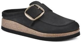 Women's Bueno Casual Flat by White Mountain in Black Leather (Size 8 M)