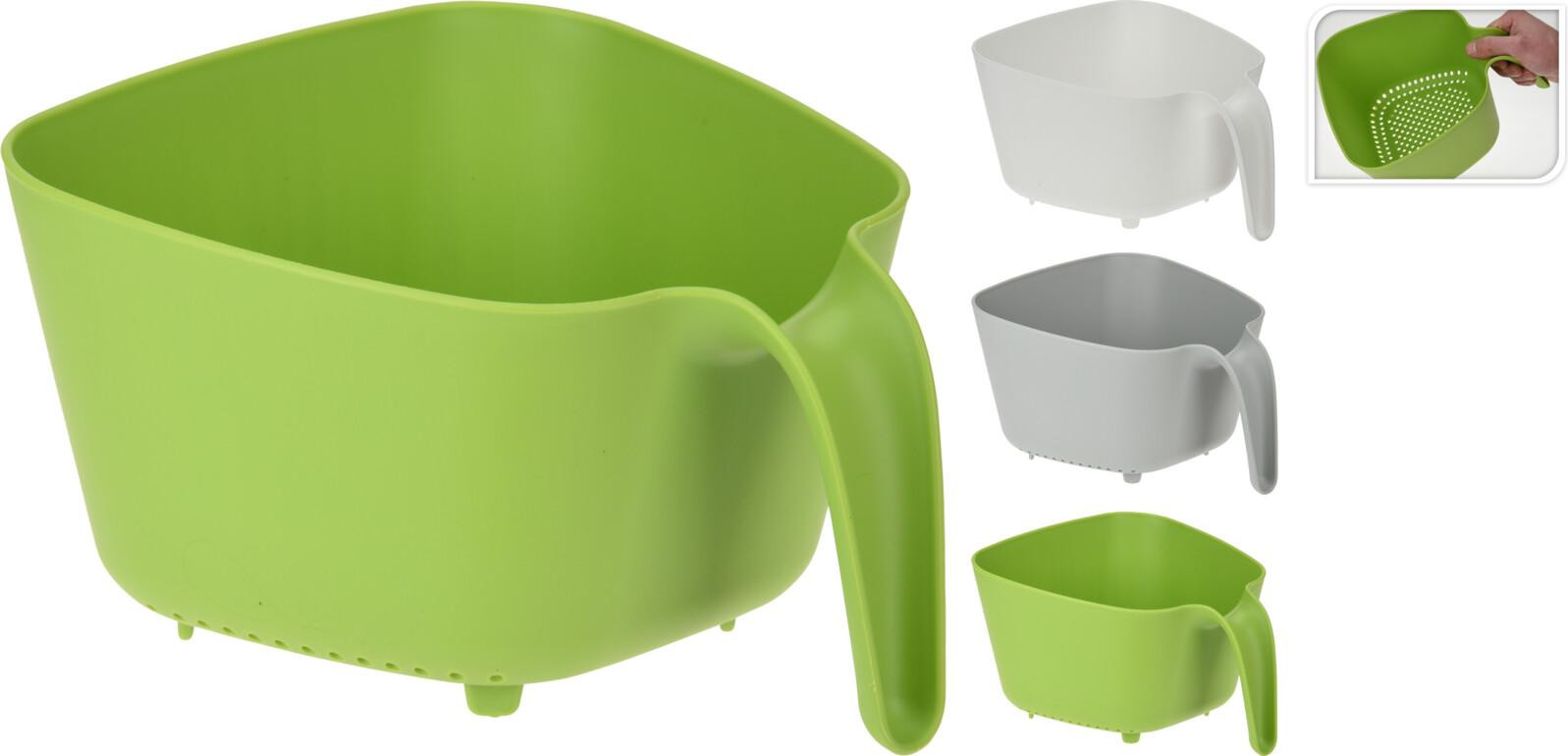 Koopman Keukensieve met handvat en afdruipgedeelte, 2,4 liter