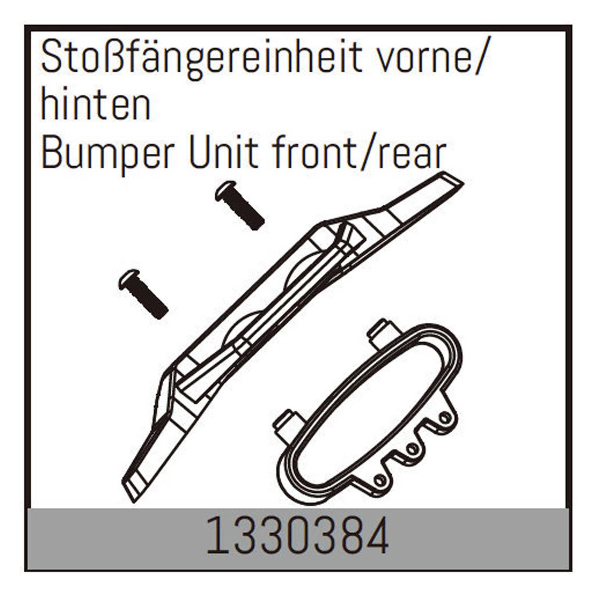 Absima Stossfängereinheit vorne/hinten (2) (1330384)