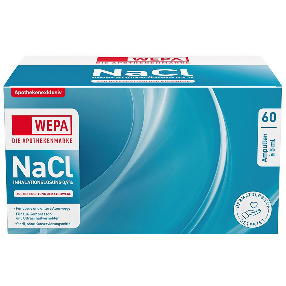 Wepa Inhalationslösung NaCl 0,9% 60x5 ml