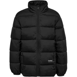 hummel, Unisex, Laufjacke, Hmljr Lightweight Puffer Jacket (116), Schwarz, 116