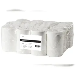 All Care Putzrolle mini | kernlos | Zellstoff | 2-lagig | 24 Putztuchrollen | weiß