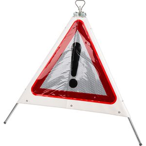 Moravia Faltsignal TRIO Gefahrenstelle VZ101, retroreflektierend, Schenkellänge 90 cm