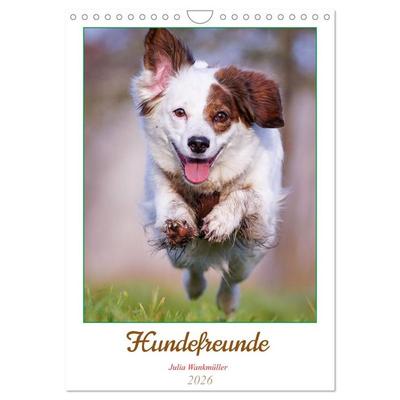 Hundefreunde (Wandkalender 2026 DIN A4 hoch), CALVENDO Monatskalender