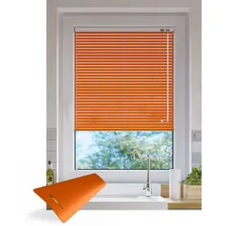 Jalousie nach Maß, Orange 179, 30 x 100 cm, Jalousie individuell maßangefertigt