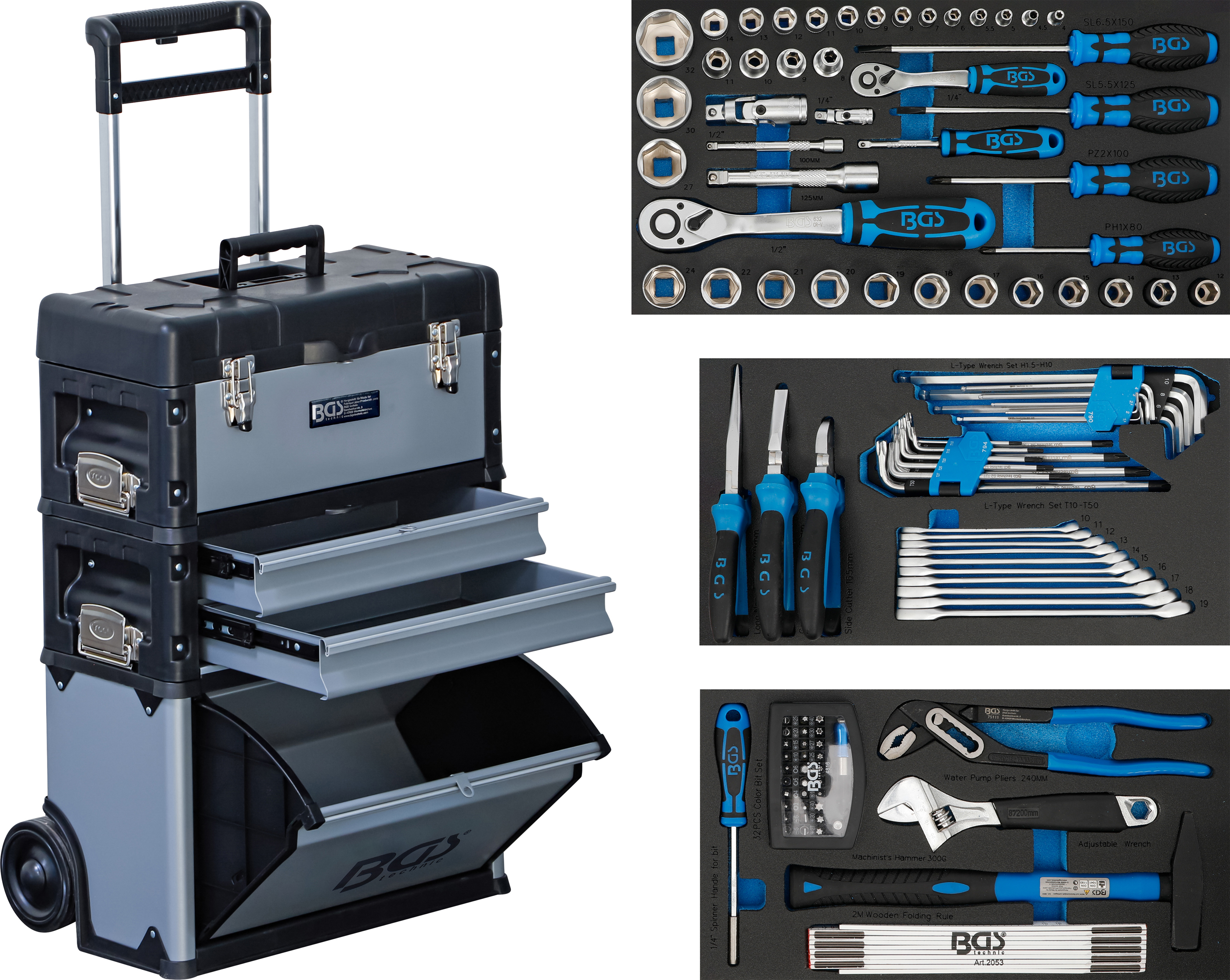 BGS technic Mobile Assembly Trolley, 23500 mm, 23,5 kg