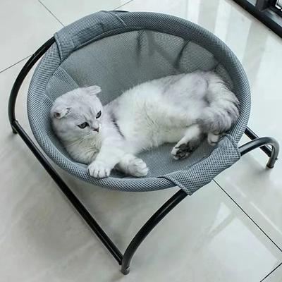 Uplifted Finds Free Standing Stable & Breathable Pet Hammock Bed gray