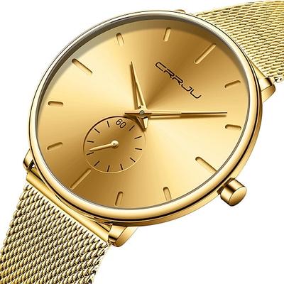 Sport Herren Quarz Uhr ultra-dünn Casual minimalistisches Analog Quarz Uhr wasserdichte SportUhr Herren Quarz Uhr Relogio Masculino