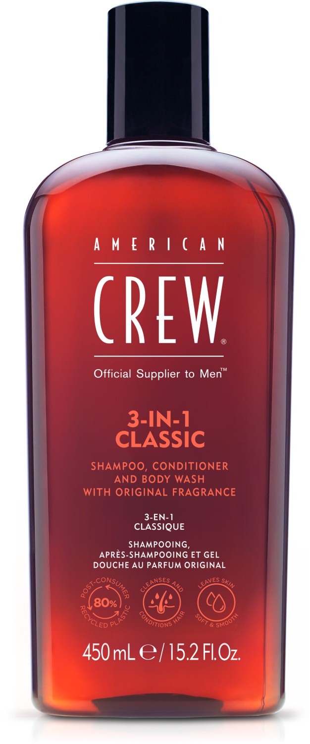 American Crew 3 in 1 Shampoo, Conditioner & Bodywash 450 ml R7204481000