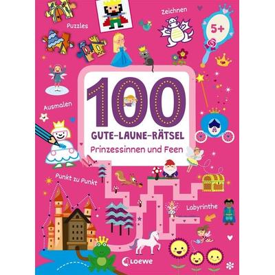 100 Gute-Laune-Rätsel - Prinzessinnen und Feen, Taschenbuch von , Loewe, 978-3-7432-0224-5