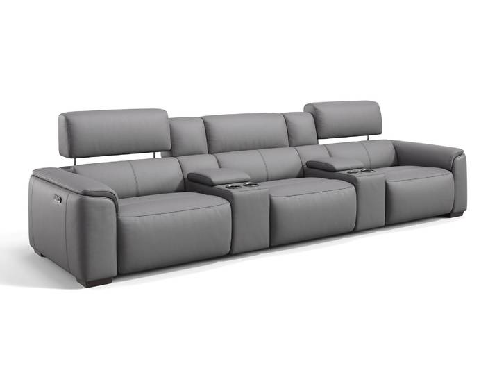 Leder 3-Sitzer Kino CALVERA Couch Kinocouch