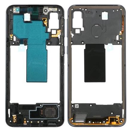 Samsung Middle Cover für A405F Galaxy A40 - black (GH97-22974A)