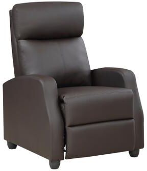 Fremont & Park Darcy Faux Leather Push Back Reclining Chair