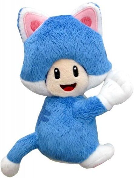 SAN-EI World of Nintendo Super Mario Handmagneet Pluche-Toad Cat (Diversen) Nieuw