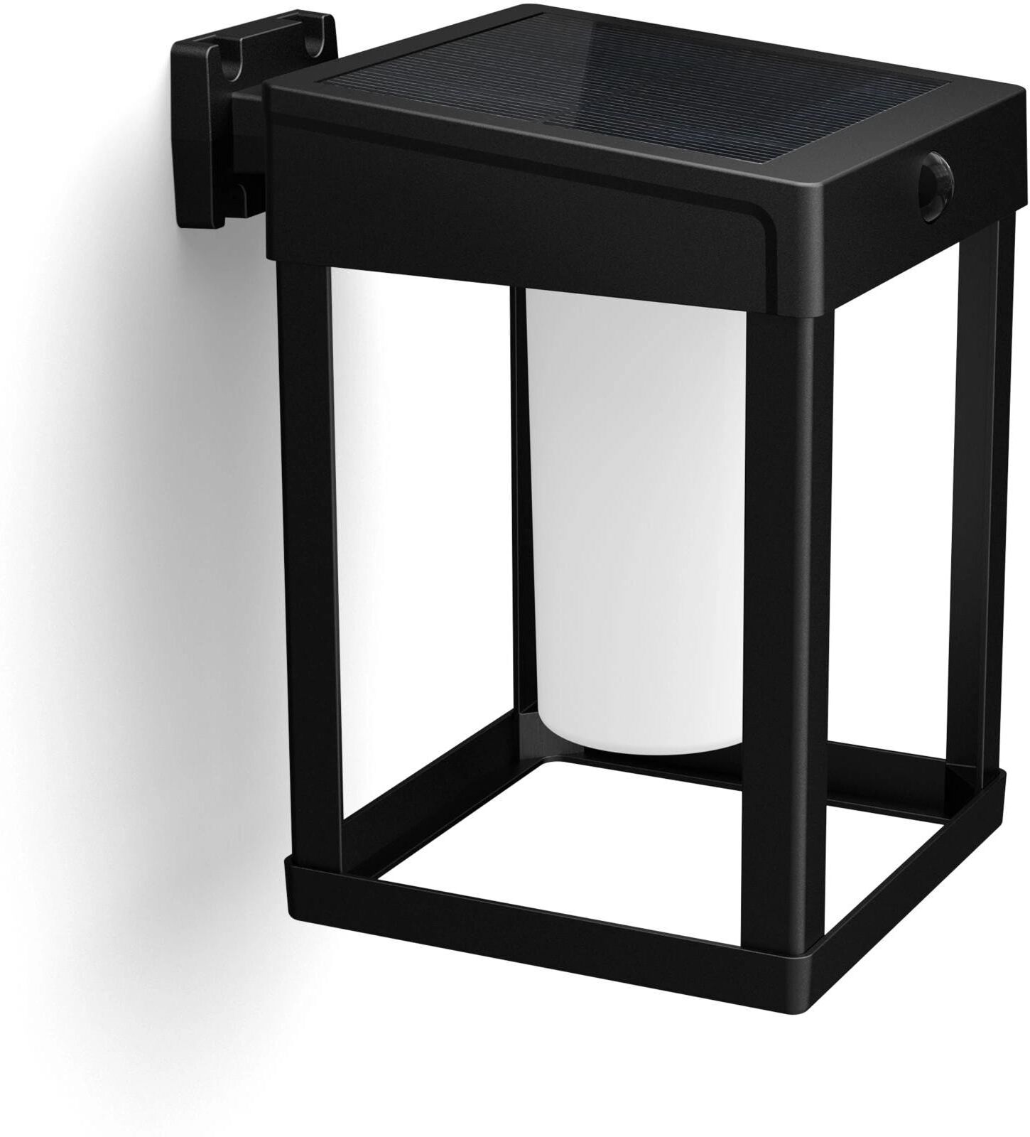Philips Aussen-Wandleuchte "Camill UE Solar SQ schwarz 3000K", schwarz, H: 20,5cm, Leuchten, Aussen-Wandleuchte schwarz H: 20,5cm