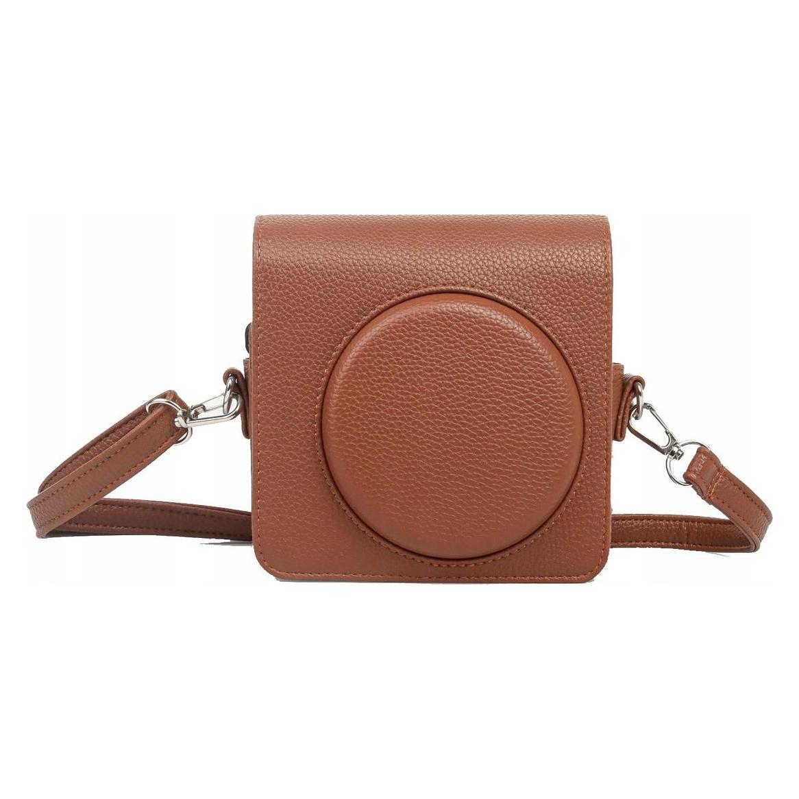 Loveinstant Futerał Etui Pokrowiec Case Do Fuji Fujifilm Instax Square Sq40 Sq 40 / Brązowy (LOVEINSTANT)