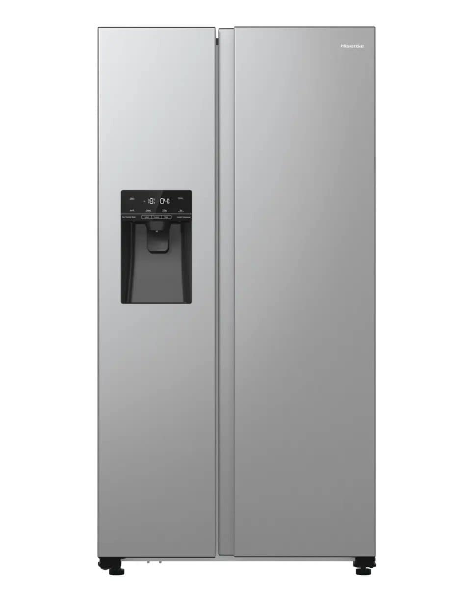 Hisense RS566N4IEX Side-by-Side Kühl-/ Gefrierkombination 376 l / 190 l 323,96 kWh NoFrost 1786 mm x 915 mm (Grau) 744812