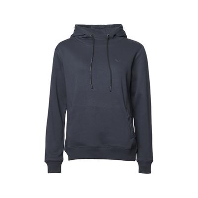 Hoodie KLEINIGKEIT "Kleinigkeit Sweat & Fleece - Hoodies 3.0", Damen, Gr. M, grau (night blau), 70% Baumwolle, 30% Polyester, unifarben, Rundhals, Sweatshirts Hoodie