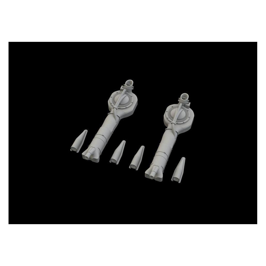 Eduard P-38F/G superchargers for Tamiya (648519)
