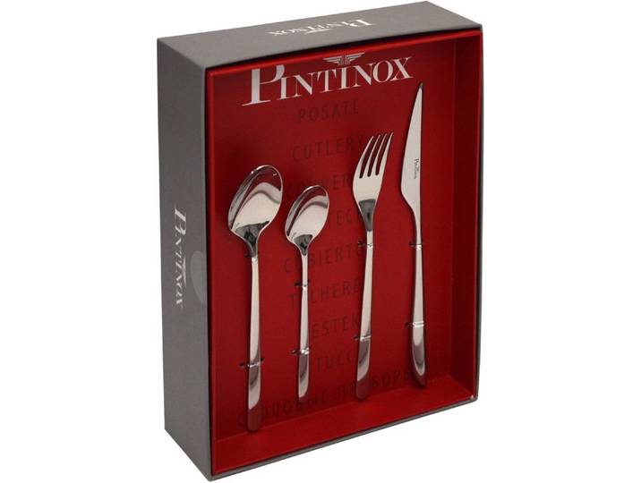 PINTINOX Besteck-Set Florence (24-tlg), 6 Personen, Edelstahl 18/10, spülmaschinengeeignet
