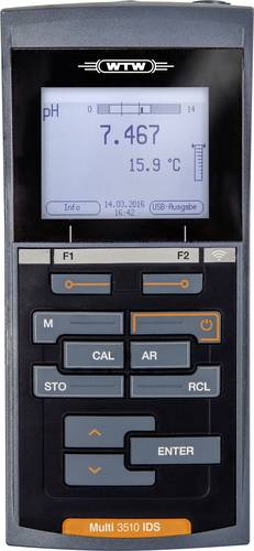 WTW Multi 3510 IDS Multiparameter-Handmessgerät pH-Wert, Redox (ORP), Leitfähigkeit, Trübung, Sauerstoff
