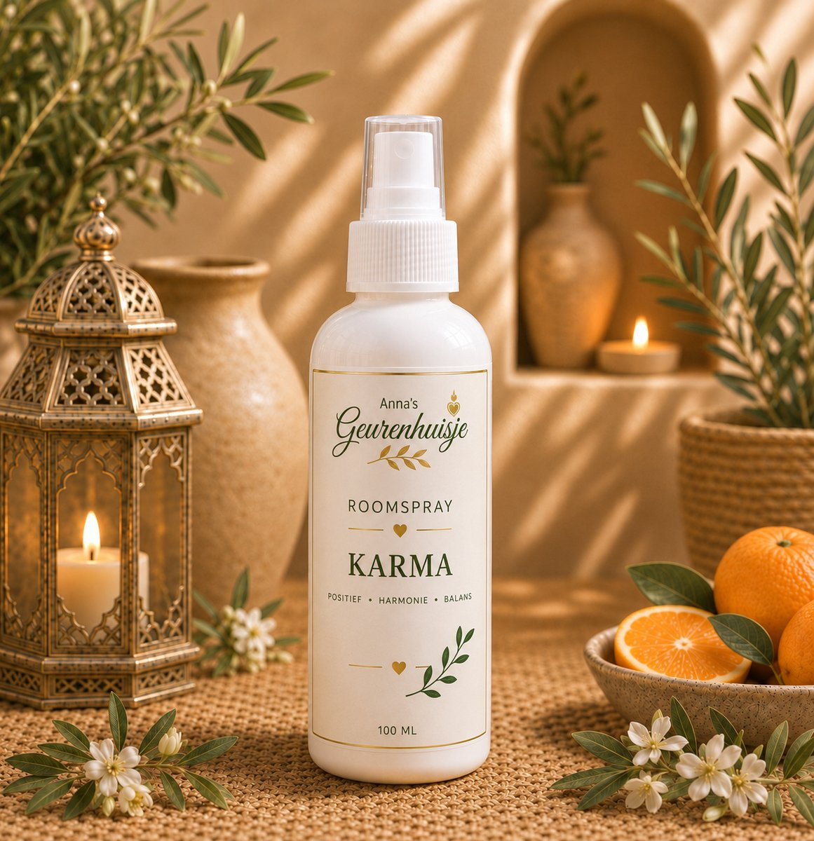 Anna's Geurenhuisje Roomspray Karma Good Habits Wellnessgeur 100 ml