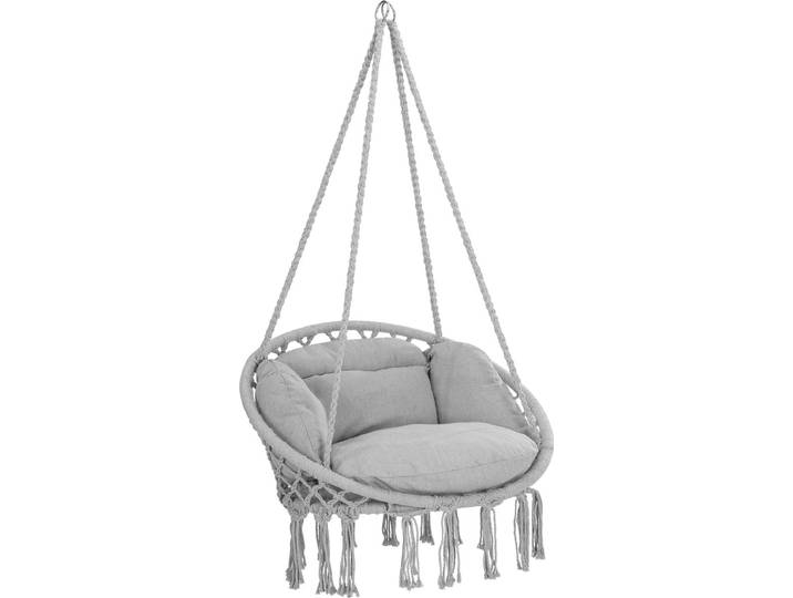 Detex Hangstoel - 2 Kussens Max 150kg 80x60x140cm - Lichtgrijs
