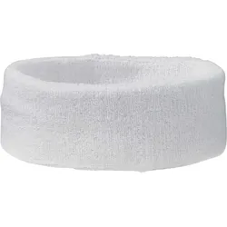 Myrtle Beach Unisex Frottee Stirnband MB042 white one size