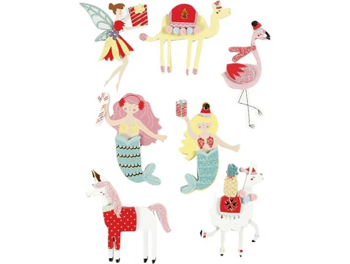 Creativ Company 27695 Papieren assortiment kleuren 7 decoratieve stickers