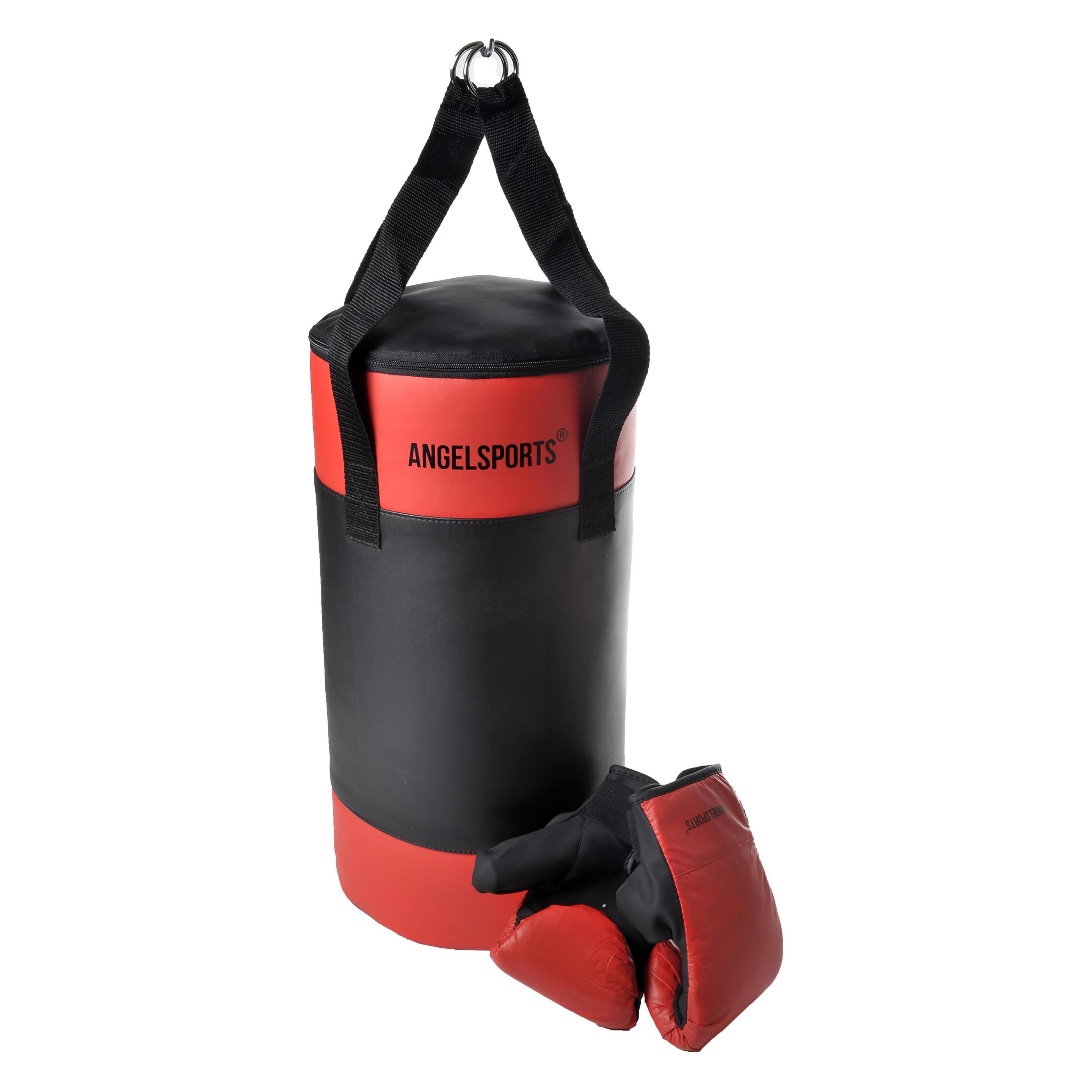 Engelhart Boxsack 50 cm mit 2 Handschuhen - PVC-Leder (50 cm, 7 kg) (704040)