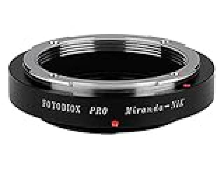 Fotodiox Pro Lens Mount Adapter Compatible with Miranda (Mir) Lenses on Nikon F-Mount Cameras