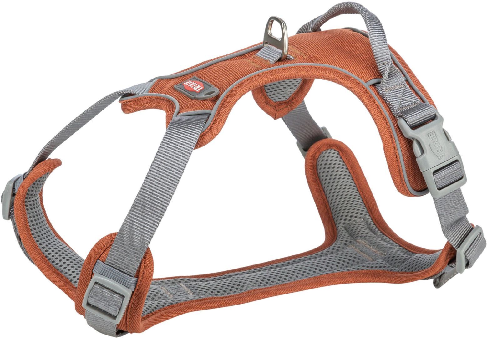 TRIXIE Premium Active Geschirr, 74 - 100 cm / 25 mm, rost
