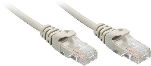 LINDY 48362 RJ45 Patchkabel CAT 5e U/UTP 1.00m Grau 1St.