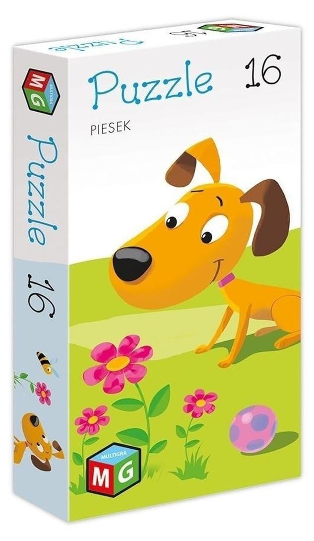 Multigra Puzzel Hond, 16 stukjes