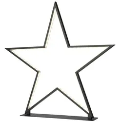 Tischleuchte LED -  Lucy Weihnachtsstern schwarz, H 33 cm