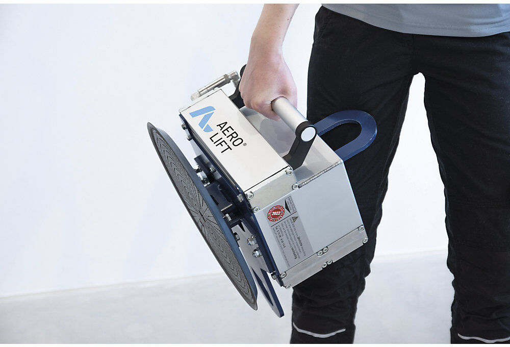 Vakuumheber AERO-CUBE, akkubetrieben, Tragfähigkeit 250 kg AERO-LIFT