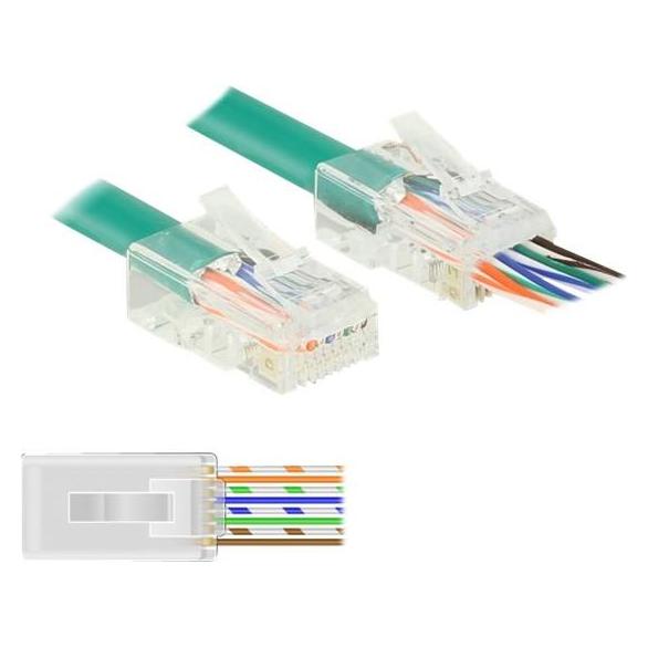 Delock Netzwerkanschluss (Netzwerkkabel Stecker) (86453)