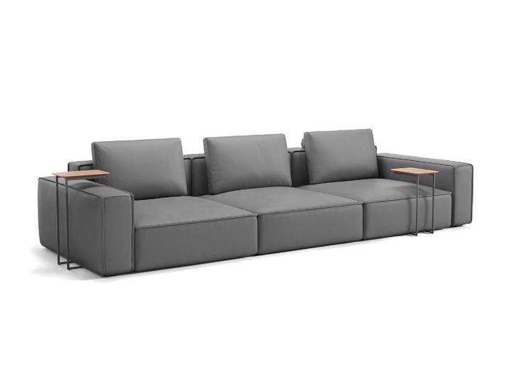 Leder Sofa SELVA 3-Sitzer XXL Bigsofa Megacouch Big Couch