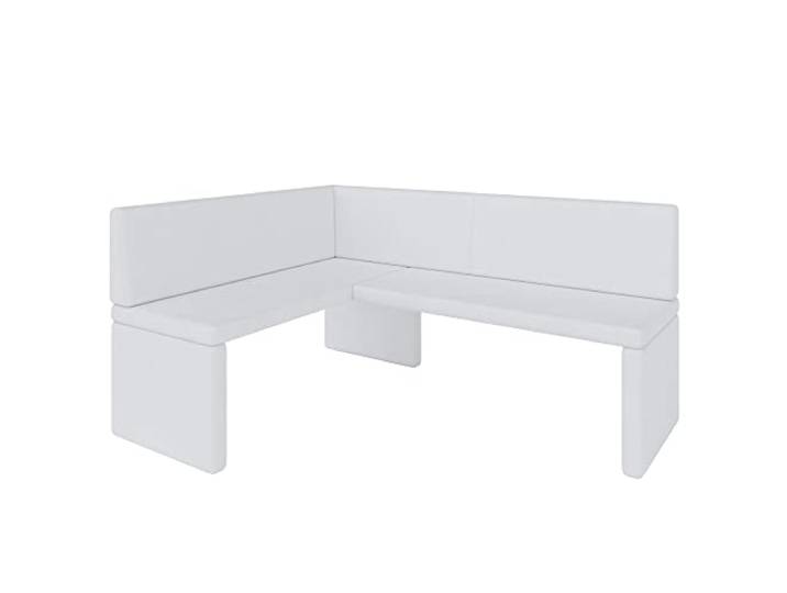 Eckbank Akiko Corner Bench - Eckbankgruppe für Ihrem Esszimmer, Küche modern, Sitzecke, Essecke. Perfekt für Küche, Büro und Rezeption. Solide und Starke Verarbeitung. (Soft 17, 128x168cm Links)
