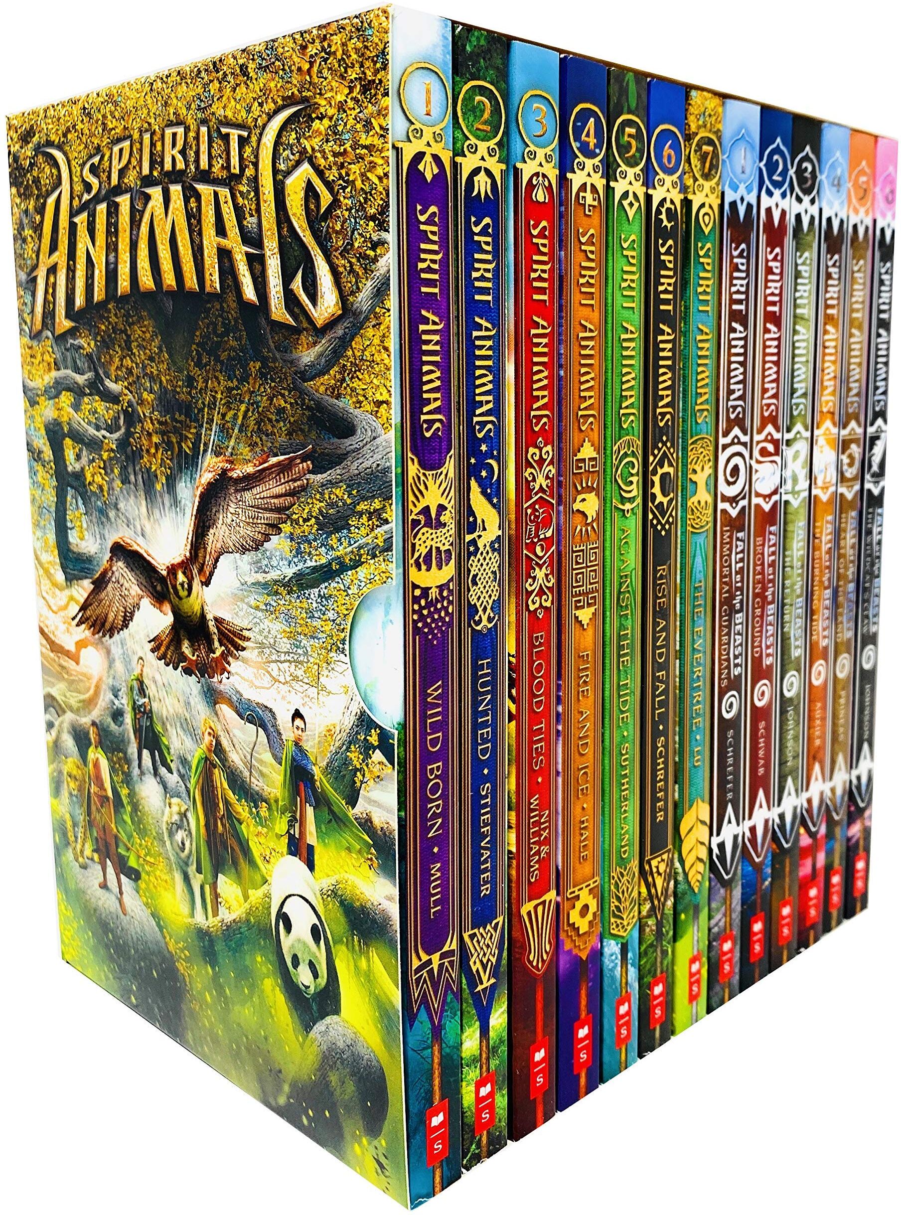 Scholastic Spirit Animals 13 Books Collection Set Series 1 & 2 - Various Authors incl. Brandon Mull, Marie Lu - Paperback Fantasy Adventure - Ages 8-12