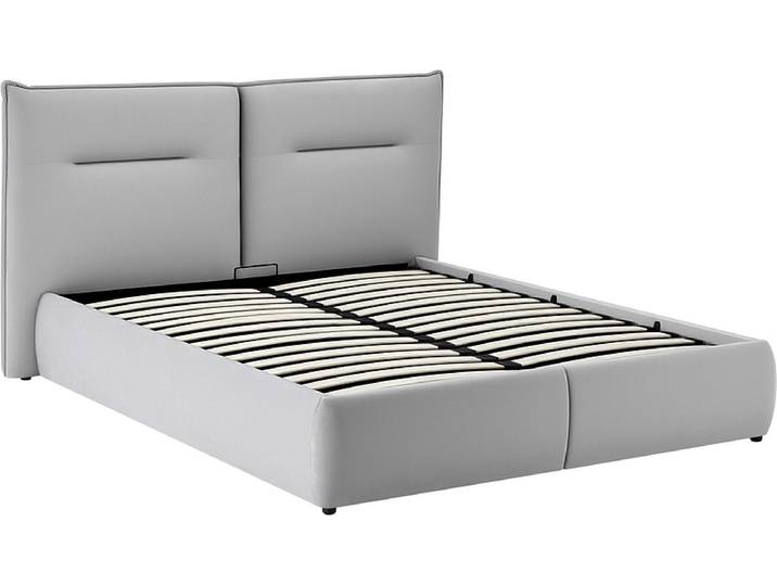 Kastenbett SALTO 160x200cm stoff grau
