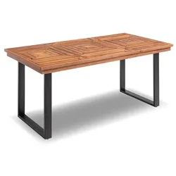 Esstisch Apex 175 x 90 CM Holz Braun cm