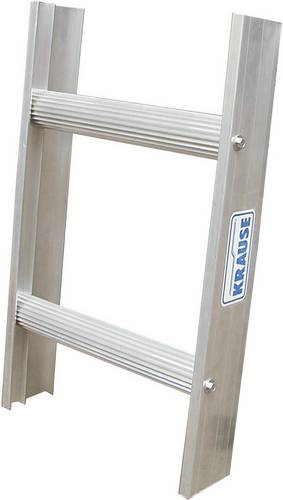 KRAUSE Kaminkehrer Leiter Alu Natur, 14 Sprossen