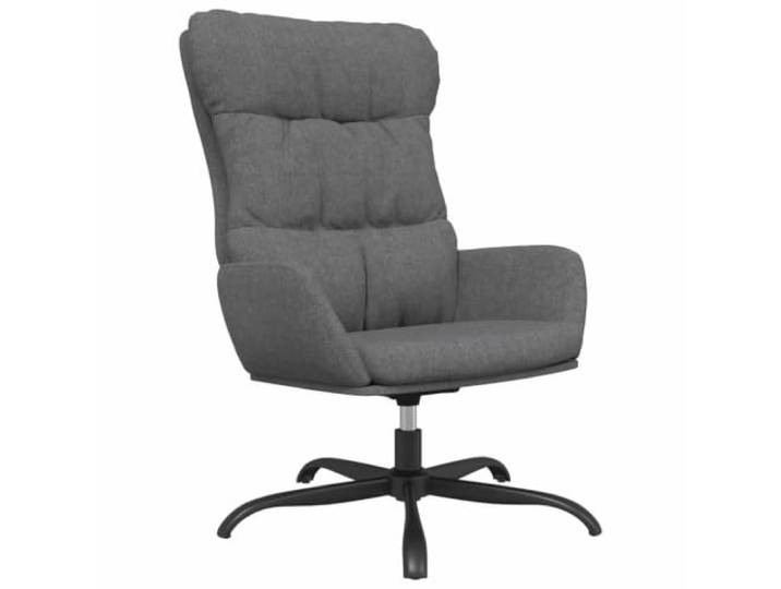 KDVXBCQJH Drehsessel Hellgrau Stoff Relaxsessel 360 Grad mit Armlehnen Bequemer Polstersessel mit Metallgestell, Schaumstoff-Füllung und Armlehnen für Wohnzimmer und Arbeitszimmer.