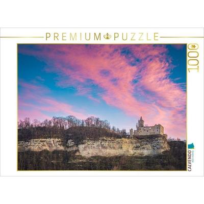 CALVENDO Puzzle Rudelsburg in Bad Kösen | 1000 Teile Lege-Größe 64x48cm Foto-Puzzle für glückliche Stunden