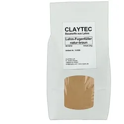 CLAYTEC Lehm-Fugenfüller, natur-braun - 1,5 kg Beutel