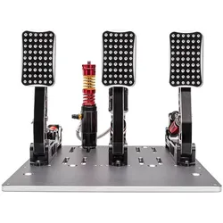 Simagic P2000-S100R Hydraulic Pedalset (PC), Gaming Controller, Silber