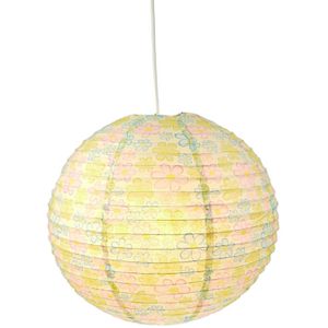 Niermann Lampenschirm 107, rund, bunt, Ø 40 cm, aus Papier