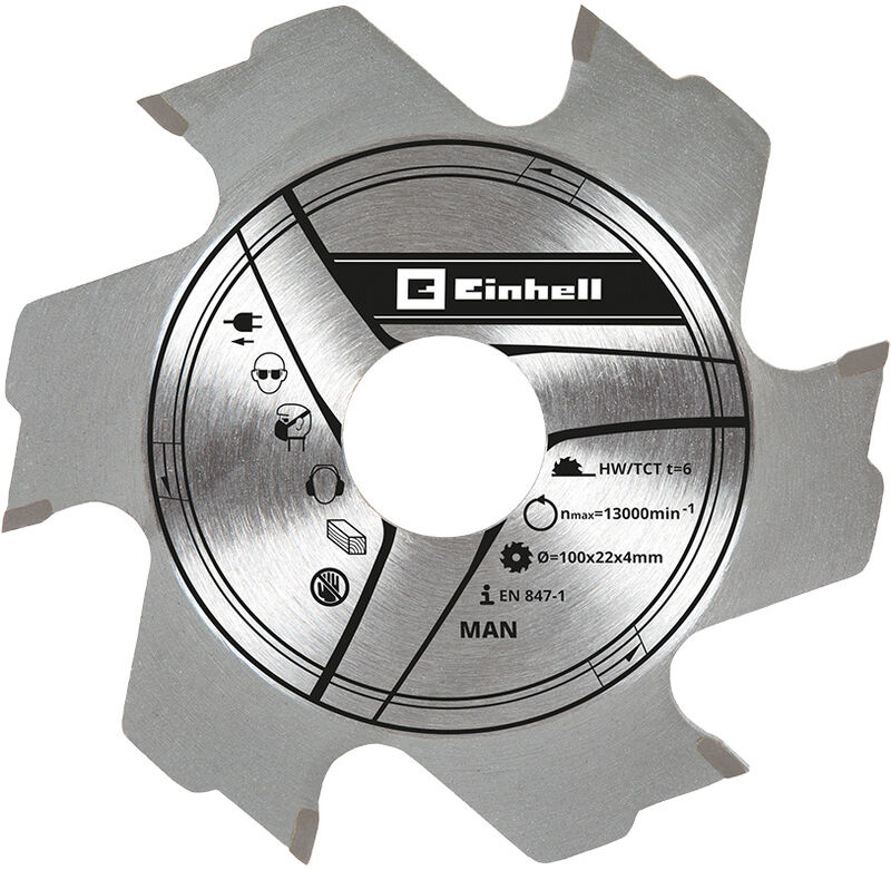 Einhell freesblad 100x22x4mm 6T
